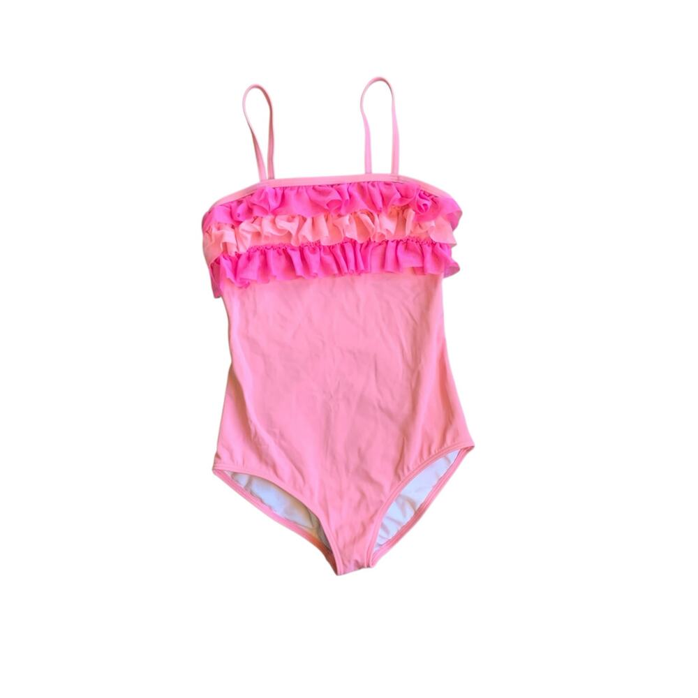 Mini Boden Tulle Ruffle Swimsuit 9-10